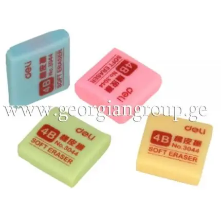 საშლელი 35mmX35mm deli 4B რბილი