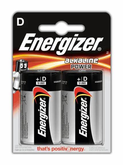 ელემრნტი D ზომა Energizer (2 ცალიანი)