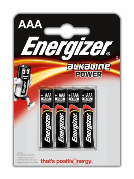 ელემენტი AAA Energizer (4 ცალიანი)