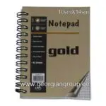 ბლოკნოტი გვერდზე ზამბარით 10X13,5 80ფურ.