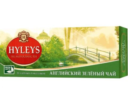 ინგლისური მწვანე ჩაი  HYLEYS 25პაკ