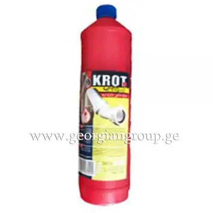 მილების საწმენდი სითხე kroti 600მლ
